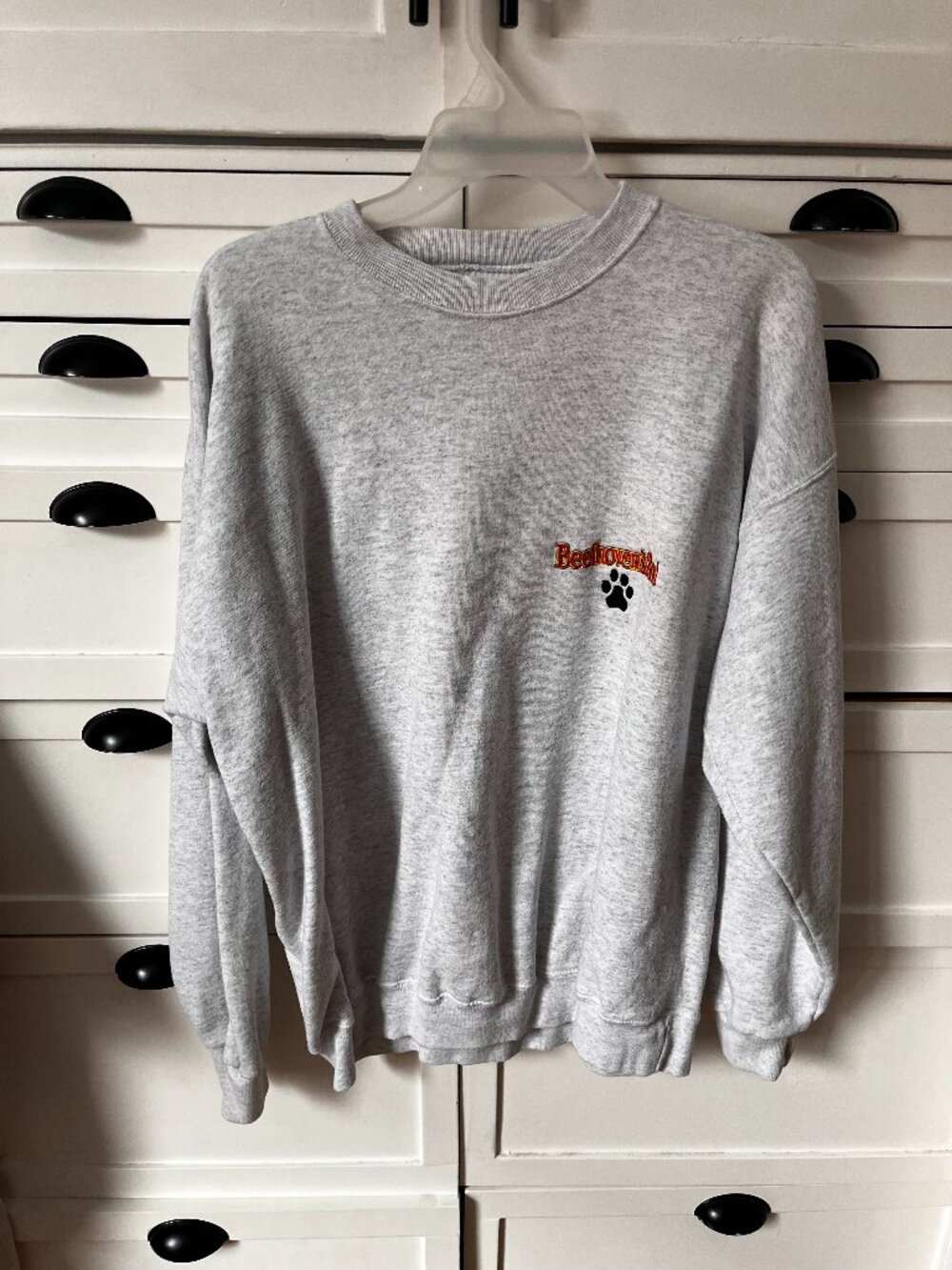 Santee Sweats Beethoven's 2nd Sweatshirt Mens XL Grey Vintage 90s Movie Promo